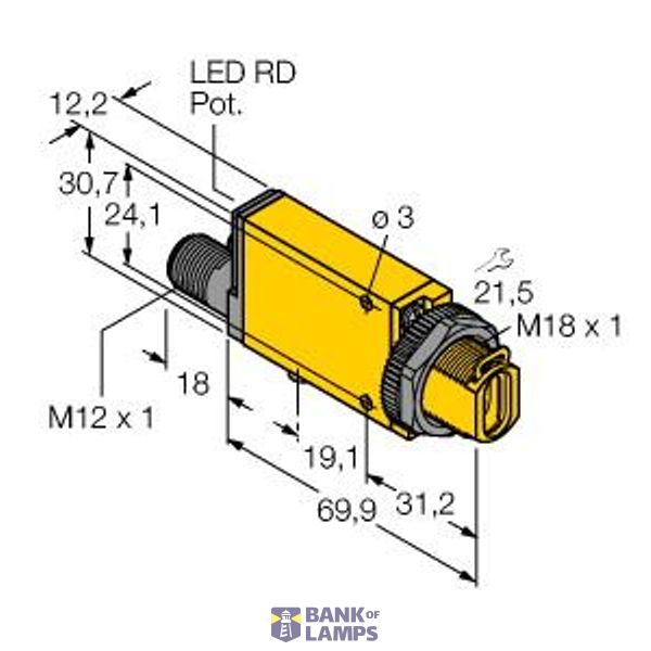 Photoelectric Sensor Photoelectric Sensor for Glass Fibers   SM312FVGMHSQD image 2