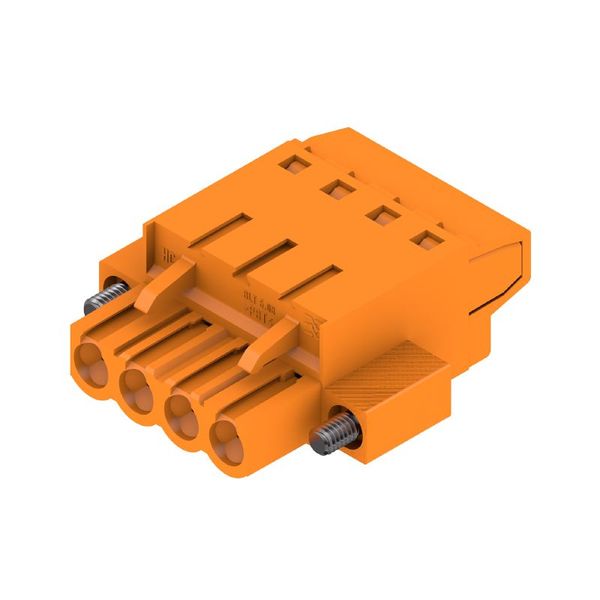PCB plug-in connector, female plug, 5.08 mm, Number of poles: 4, 180°, TOP connection, Clamping range, max. : 2.5 mm², Box image 1