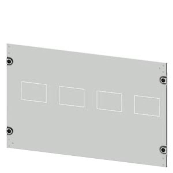 Masking frame 3VA20 (100 A), 3VA21 (160 A), 3VA22 (250 A), 4-pole, fixed-mounted, plug-in design, image 1