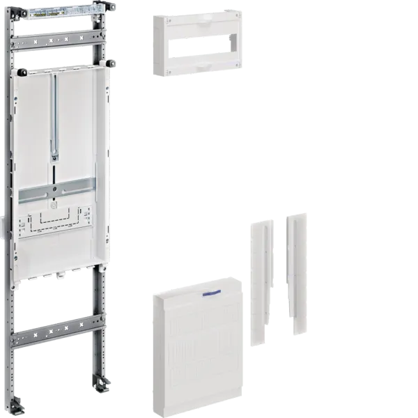 Installation kit, universZ, H: 900mm, 1 meter slot, 1 field, with lowered. DIN rail image 1