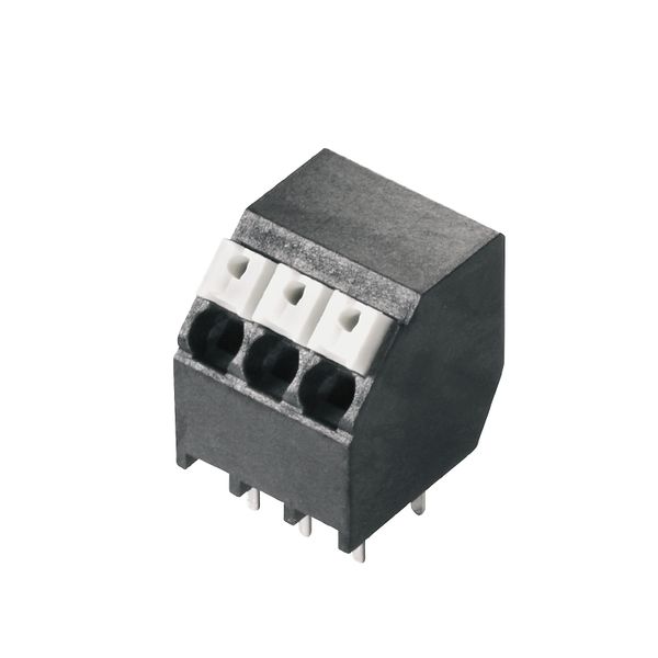 Printed circuit board terminals, 3.50 mm, Number of poles: 19, 135°, Solder pin length (l): 1.5 mm, black, PUSH IN with actuator, Clamping range, max. : 1.5 mm², Tube image 2