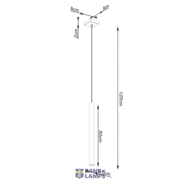 HANGING LAMP PASTELO 1 CONCRETE G9 1X8W IP20 image 4