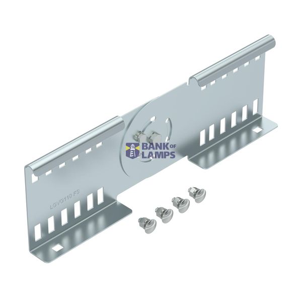 Adjustable connector for cable ladder 114x360 Steel Hot-dip galvanised image 1