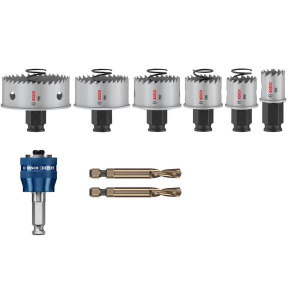 PRO Sheet Metal Power Change Plus Hole Saw Set image 2