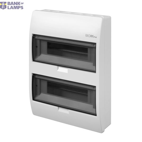 ELEGANT 2x12 PE+N switchgear surface-mounted image 1