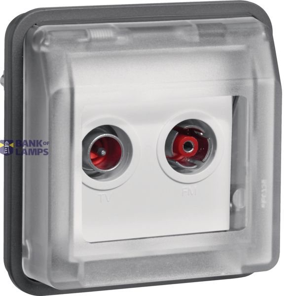Radio/TV, daisy-chain box, W.1, grey image 1
