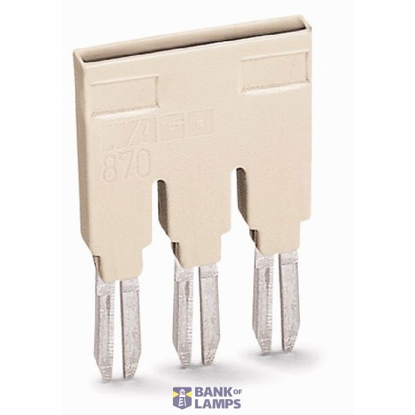 Push-in type jumper bar;insulated;4-way;light gray image 3