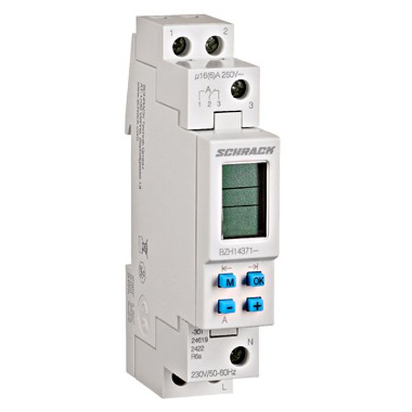 Digital 1 channel day/week timer, 1MW image 1