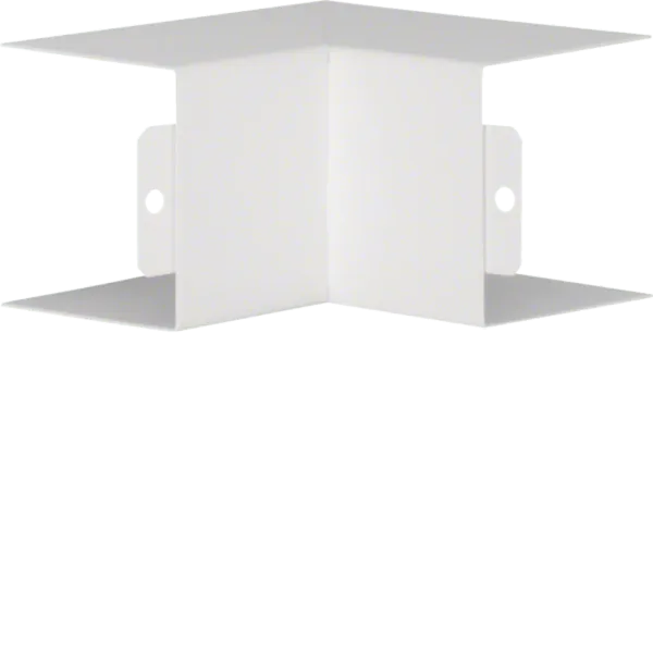 Inner corner cut laminating made of sheet steel to LFS 60x60mm traffic white image 1