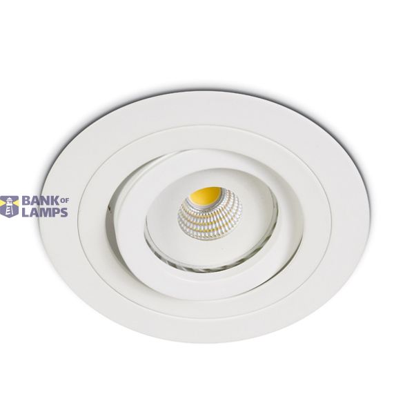 WHITE GU10 10W ADJUSTABLE image 1