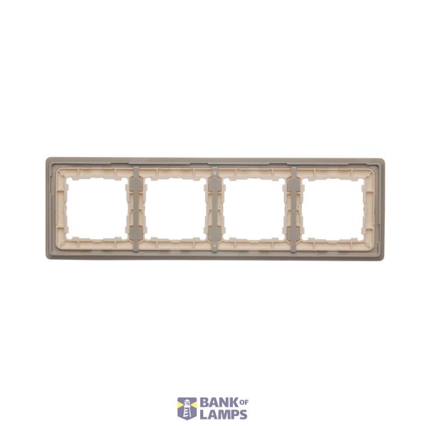 Single button for switches and push buttons, graphite mat image 2