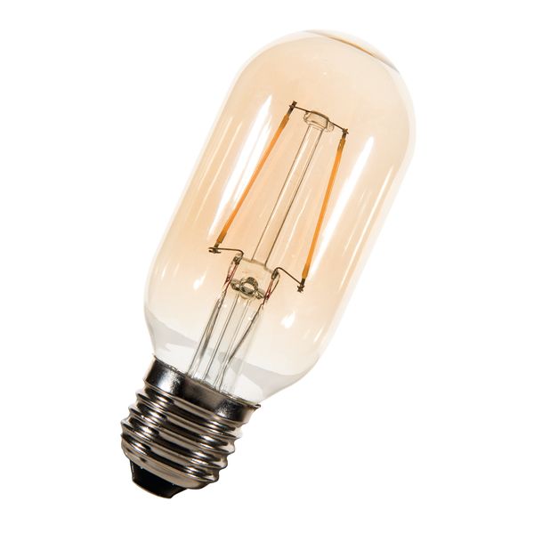 LED Filament T45 E27 240V 2W 2200K Gold image 1