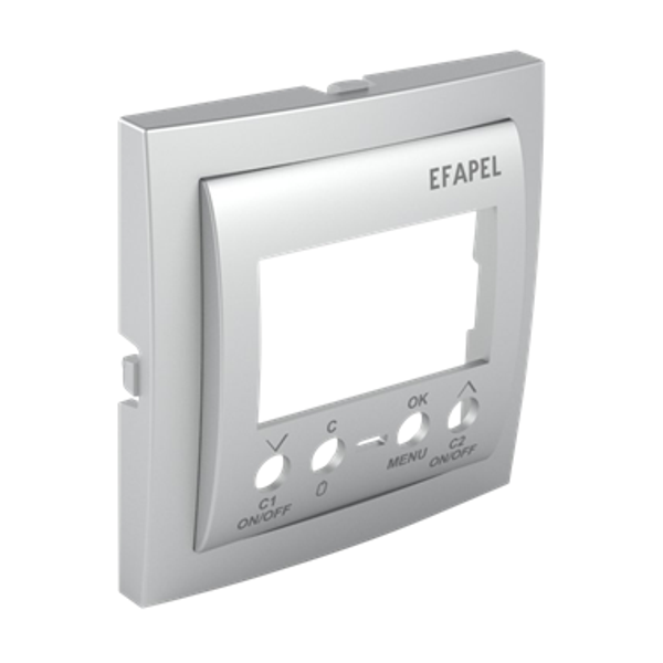 COV PLATE F/TWO CIRC DIG TIME SWITCH ALUM image 1