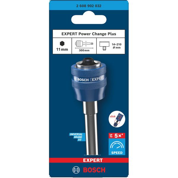 Extension bar 300 mm/12" PC Plus mandrel 7/16" 11 mm image 2