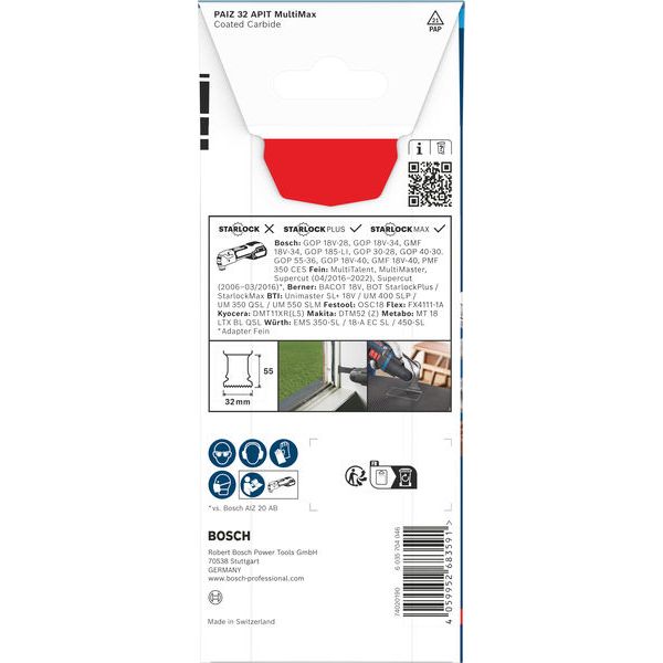 EXPERT MultiMax PAIZ 32 APIT Multitool Blade 32 mm image 1