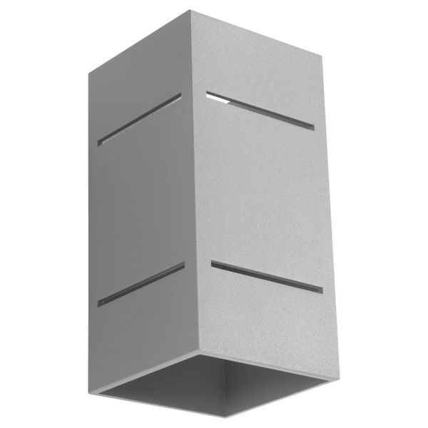 WALL LAMP BLOCCO GREY G9 1X40W IP20 image 1