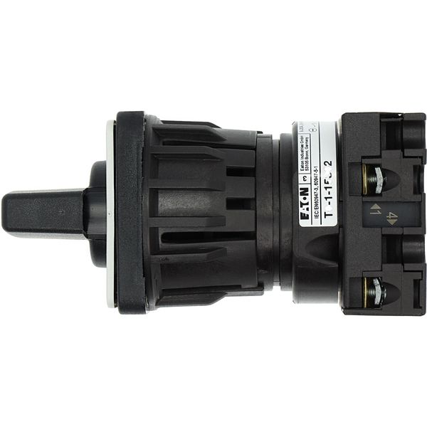 T0-1-15362/EZ ON-OFF button, T0, 20 A, center mounting, 1 contact unit(s), Contacts: 2, 45 °, momentary, With 0 (Off) position, with spring-return, STOP>I image 35