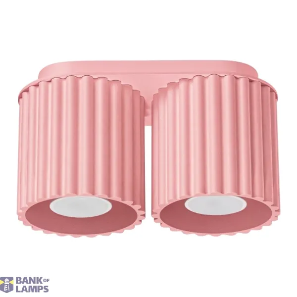 Ceiling lamp AURA 2 pink GU10 image 1