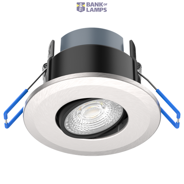 Mauna 3 Tilt Fire-rated Downlight 4.5/6(De.)W 4CCT Switch Black image 1