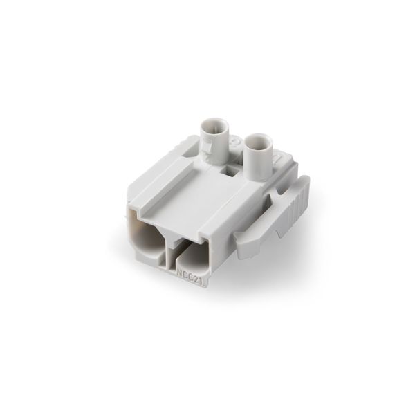 Coupler 3-p socket, grey image 1
