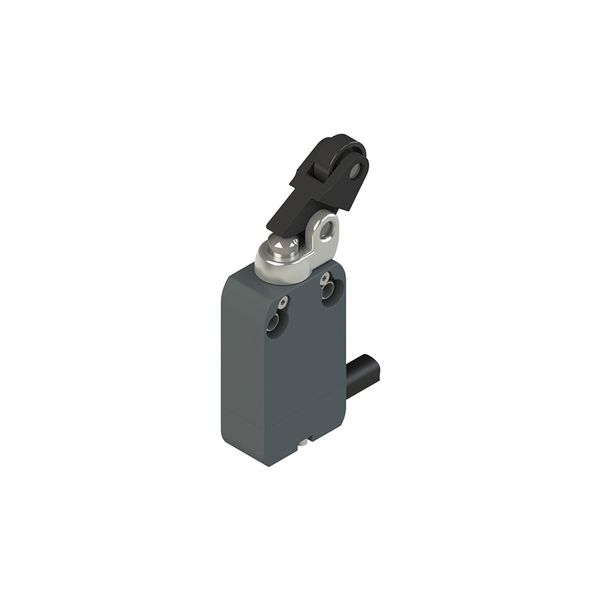 Modular prewired switch with offset roller lever image 1