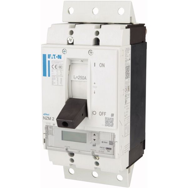 NZMH2-PX250-SVE NZM2 PXR25 circuit breaker - integrated energy measurement class 1, 250A, 3p, Screw terminal, plug-in technology image 4