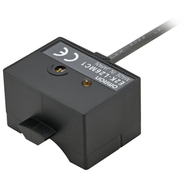 Capacitive, Liquid level sensing, 12 to 26 mm tube, NPN, 2 m cable E2KF1014C image 1