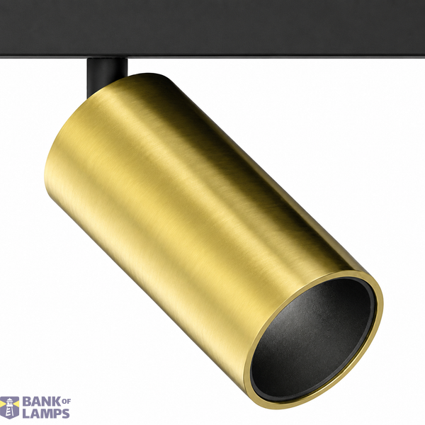 5mm Magnetic Track Spotlight 3W 24V 4000K 15°/24°/36°/50° CRI>90 Brass image 1
