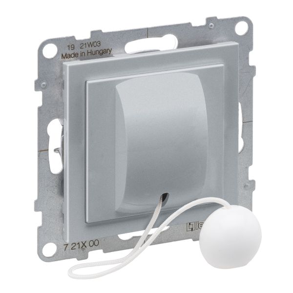 PULL-CORD CHANGEOVER PUSH-BUTTON ALUMINIUM image 1