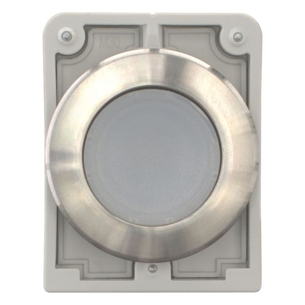 M30I-FDL-W Illuminated pushbutton actuator, RMQ-Titan, flat, momentary, White, blank, Front ring stainless steel image 9