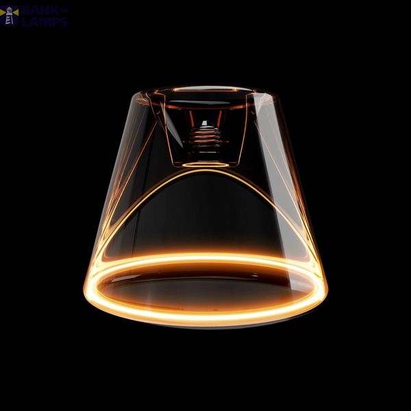 LED Smoky Light Bulb Ghost Line Recessed Cone 6W 400Lm E27 1900K Dimmable - G11 image 2