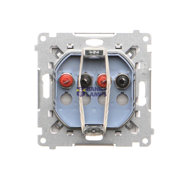 IP44 socket outlet with Schuko earthing, shutters and frame seal - transparent flap, white, 16A image 1