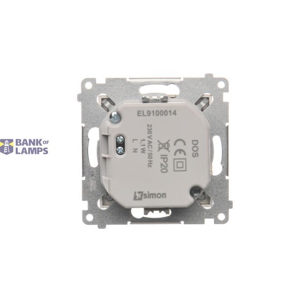 IP44 single socket outlet - with Premium frame seal - same color flap&frame, (module), 16A, 250V, Screw, black matt image 1