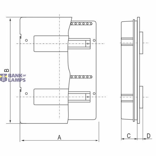 Photovoltaic distribution board RH-8/UV PVx1 image 1