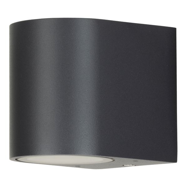 Wall Lamp Outdoor 1x GU10 Anthracite D-shape IP44 image 4