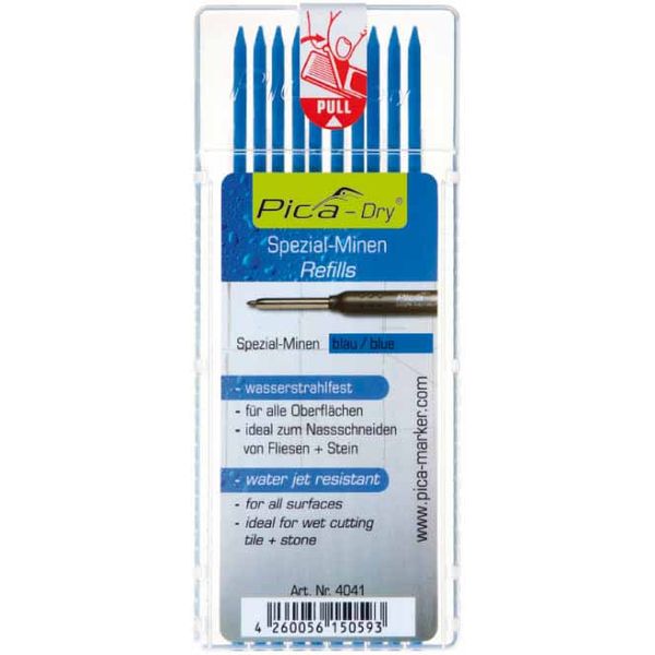 Pica 4041 Dry Refill blue image 1