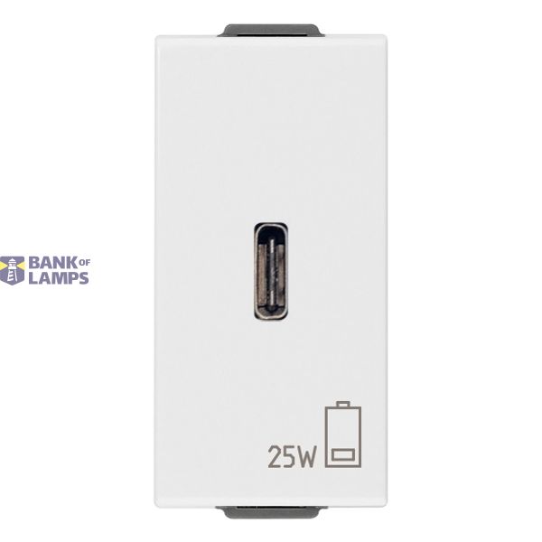 PD C-USB power unit 25W white image 1