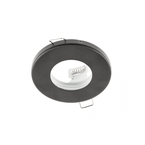 Spot luminaire housing MAREA, IP54/IP20 round, black image 1