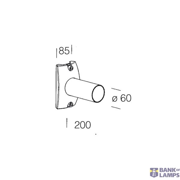 ARM 327 L=200 GREY image 1