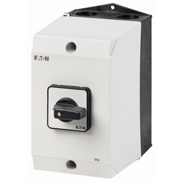 T3-5-15876/I2 Reversing star-delta switches, T3, 32 A, surface mounting, 5 contact unit(s), Contacts: 10, 60 °, maintained, With 0 (Off) position, D-Y-0-Y-D, Design image 1