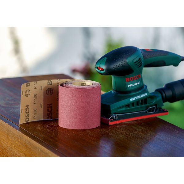 Sanding roll for wood and paint, 93 mm x 5 m, P40 G= 40 image 2