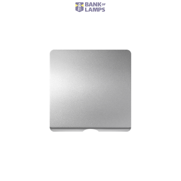 Cover for loudspeaker socket / cord switches, aluminum image 1