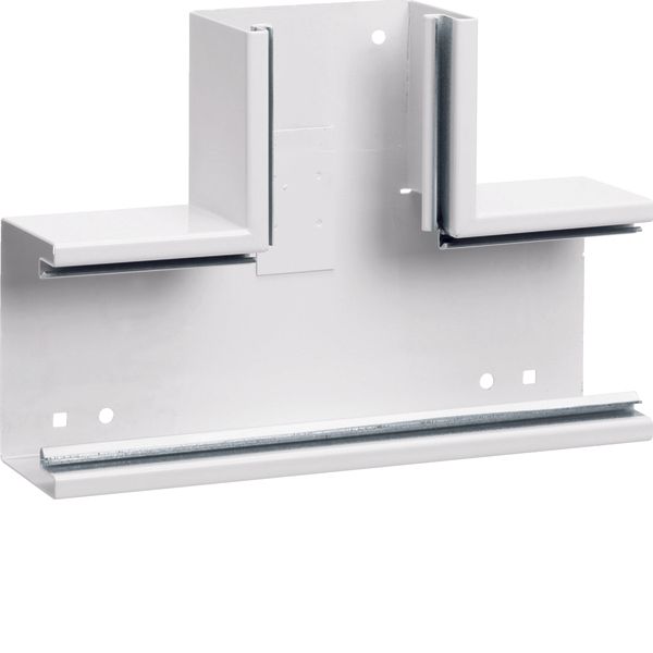 T-piece BRS 68x100mm made of steel pure white image 1