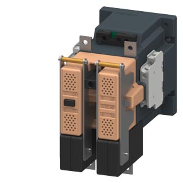 Contactor, Size 4, 2-pole, DC-4, Rated operating current 75 A Auxiliary switch 22 (2 NO image 1