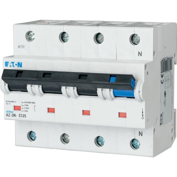 AZ-3N-B40 Miniature circuit breaker (MCB), 40A, 3pole+N, type B characteristic image 2