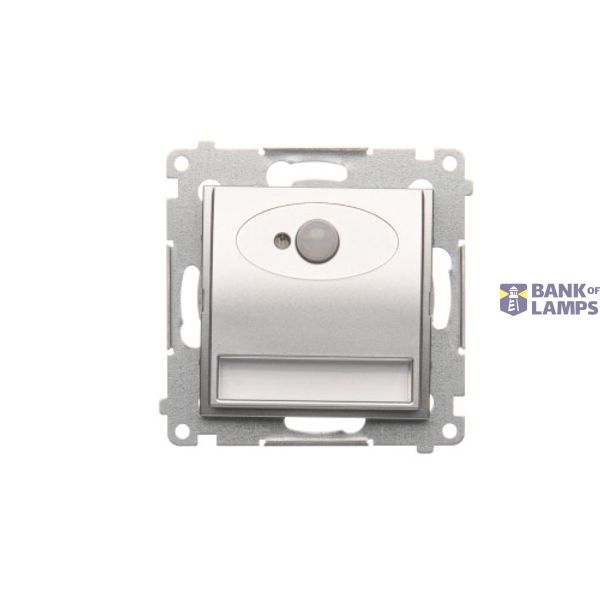 LED luminaire with motion sensor, 230V, Silver matt, metalic image 1