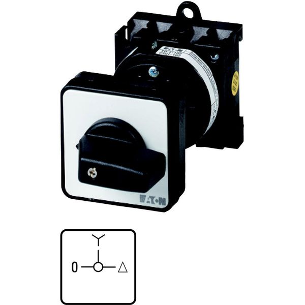 T0-4-8419/Z Star-delta switches, T0, 20 A, rear mounting, 4 contact unit(s), Contacts: 7, 90 °, maintained, With 0 (Off) position, 0-Y-D, SOND 27, Design number 8 image 3
