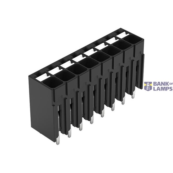 THR PCB terminal block push-button 1.5 mm² black image 1