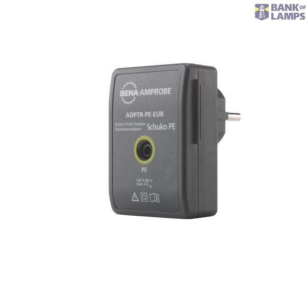 ADPTR-PE-EUR, Socket Check Adapter Schuko PE ADPTR-PE-EUR image 1