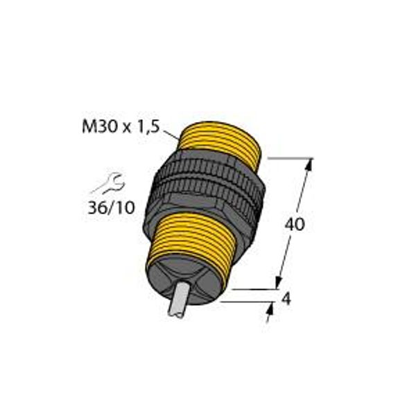 Inductive Sensor With Increased Temperature Range   BI10-P30-Y1/S100 image 1